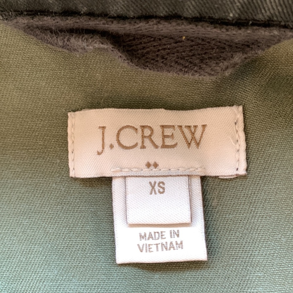J Crew Sz XS Olive Green Field Jacket - Picture 8 of 9